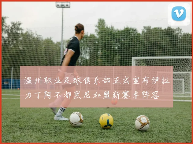 温州职业足球俱乐部正式宣布伊拉力丁阿不都黑尼加盟新赛季阵容